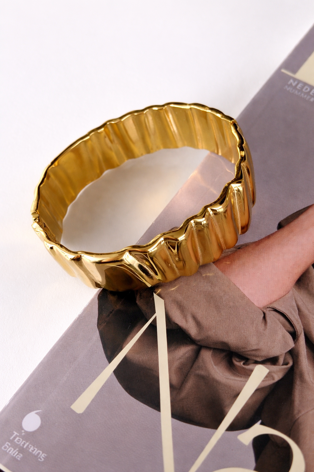 Armband bangle MA004 goud