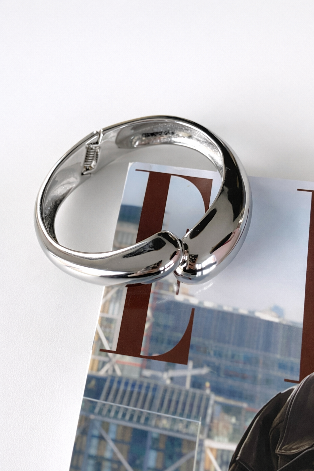 Armband bangle SA003 zilver