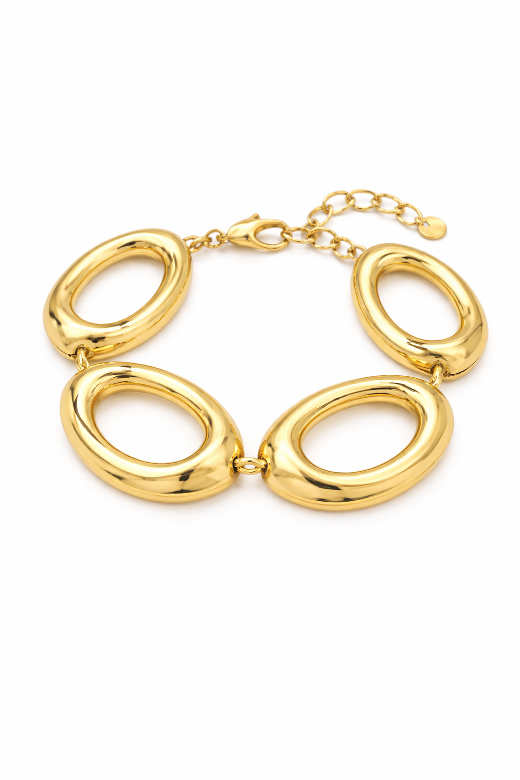 Armband ovaal SA001 goud