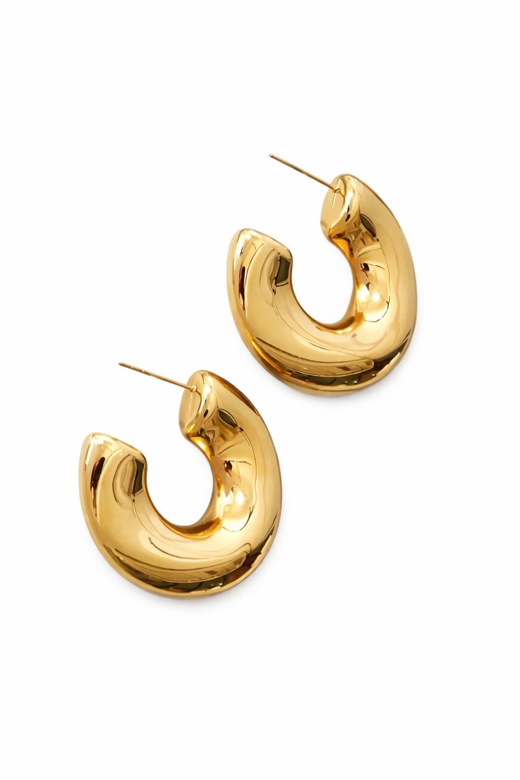 Oorbellen classy hoop SO001 goud