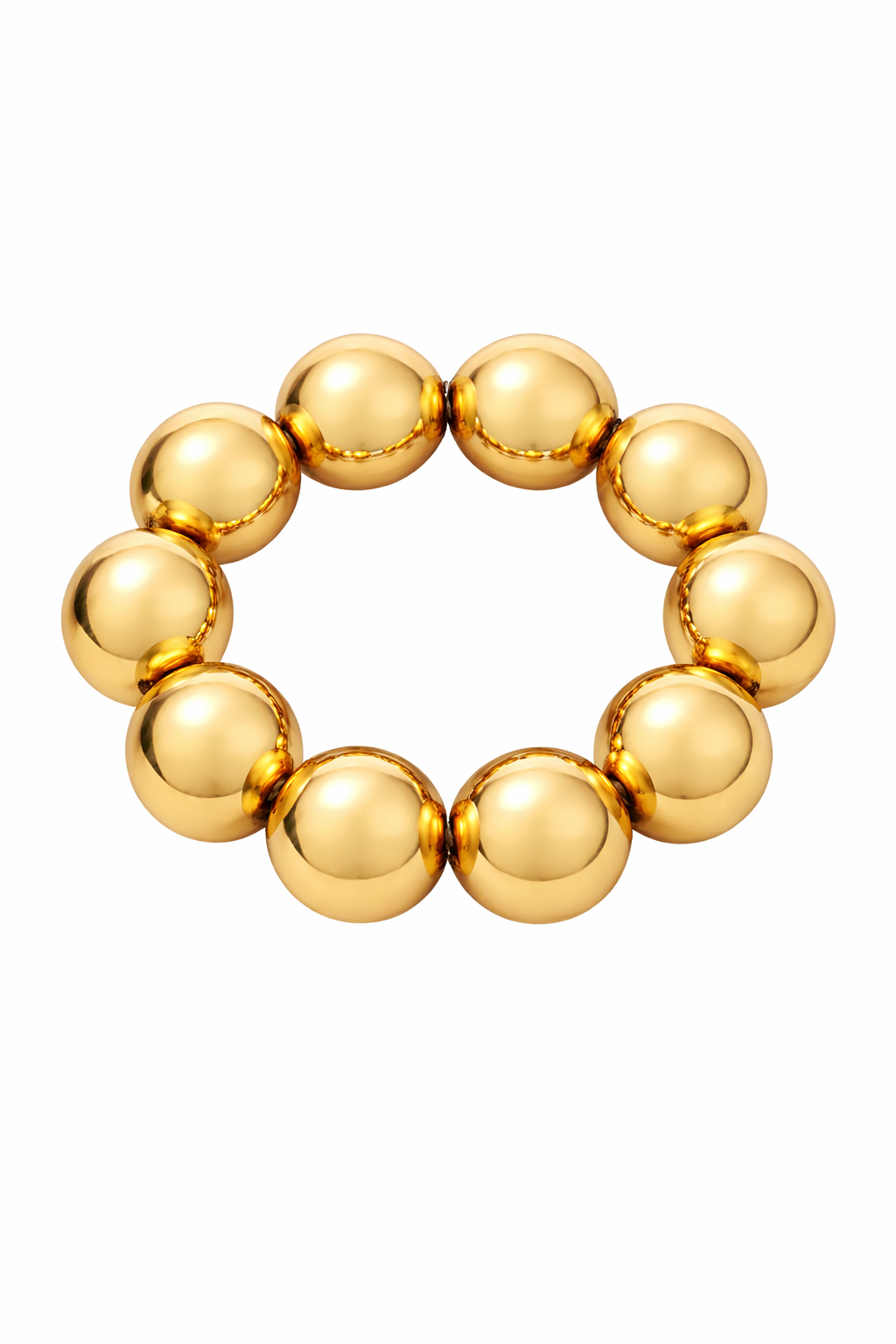 Armband bubble groot SA002 goud