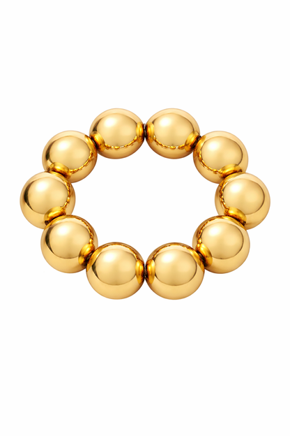 Armband bubble groot SA002 goud