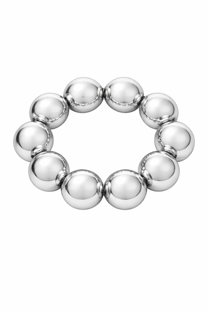Armband bubble groot SA002 zilver