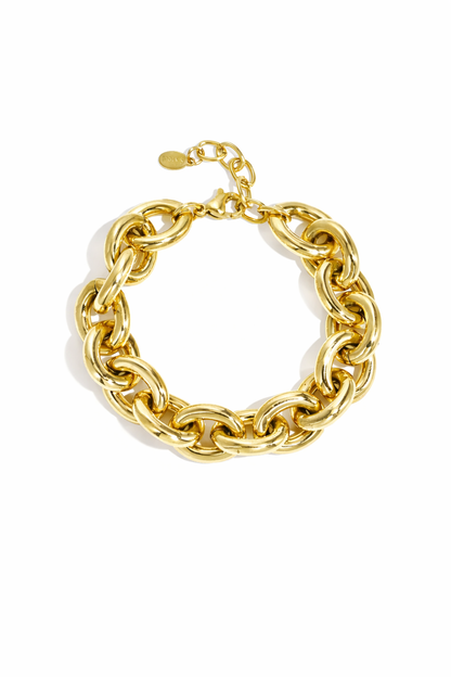 Armband chunky schakel YA005 goud