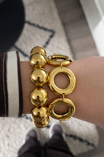 Armband cirkel SA004 goud