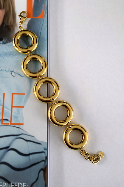 Armband cirkel SA004 goud