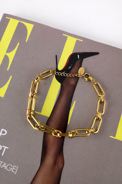 Armband schakel YA002 goud