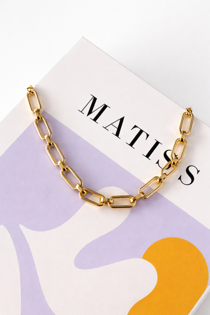 Armband schakel YA002 goud