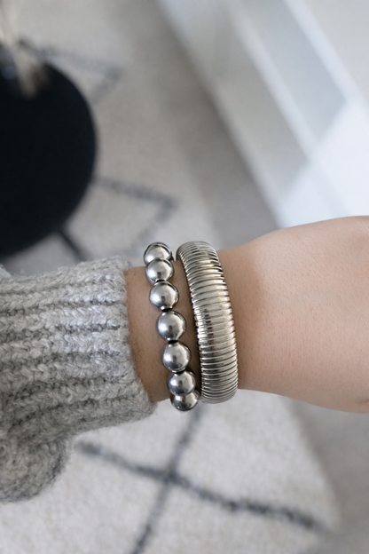 Armband middel YA001 zilver
