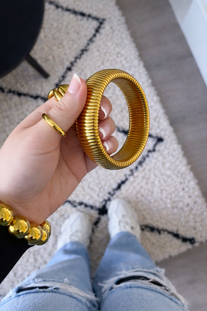 Armband groot MA002 goud