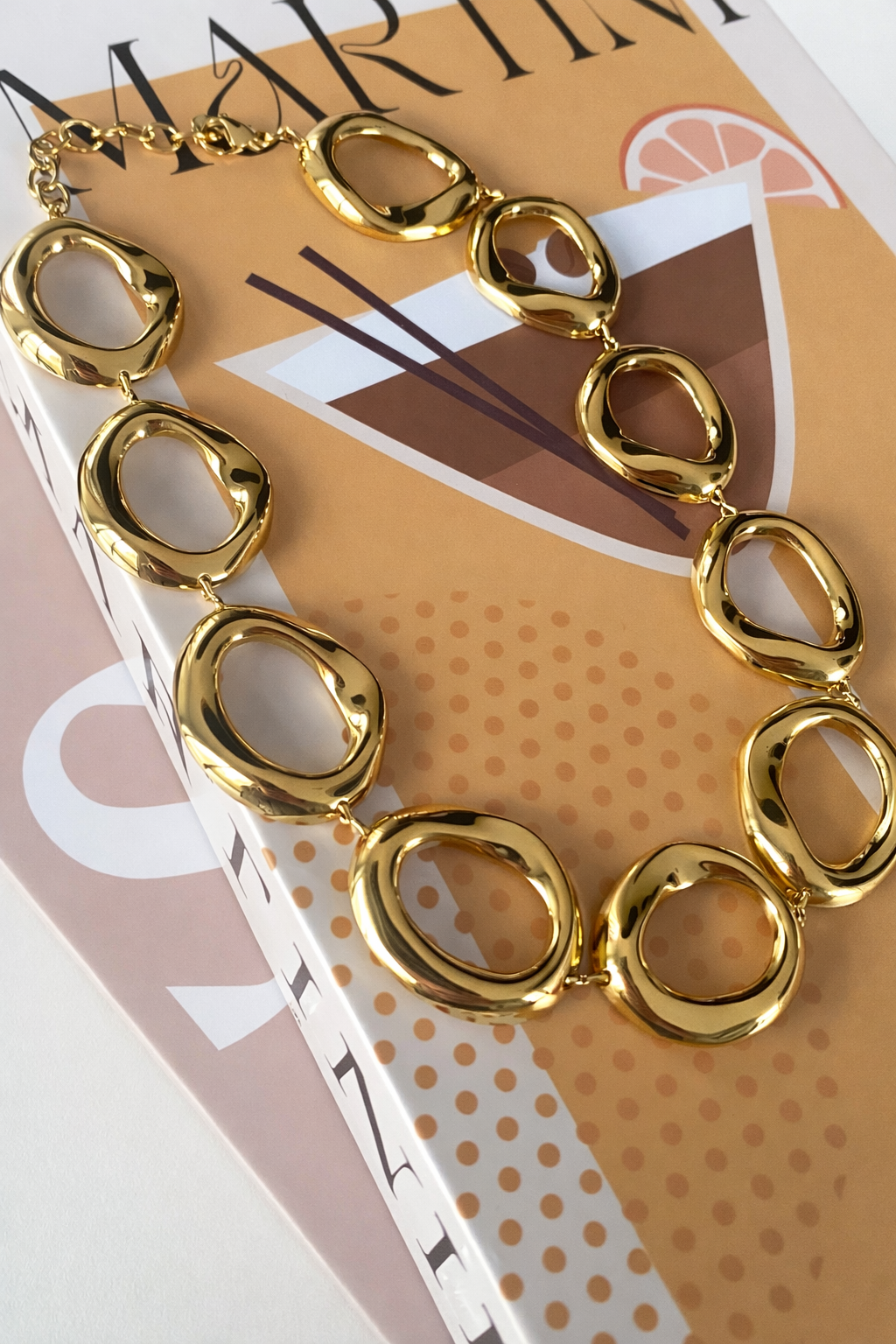 Ketting ovaal SK004 goud