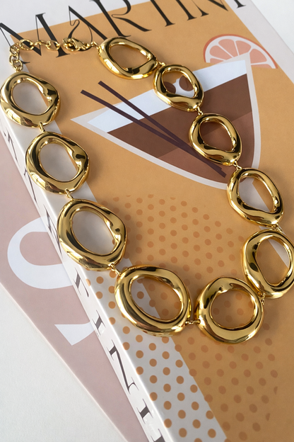 Ketting ovaal SK004 goud