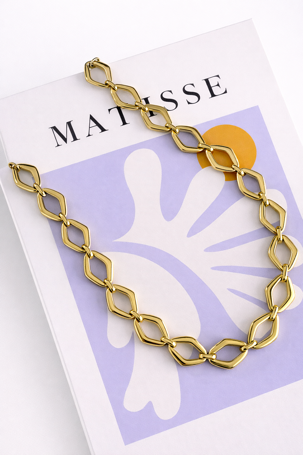 Ketting schakel MK002 goud