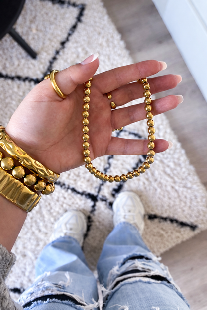 Ketting bubble MK001 goud