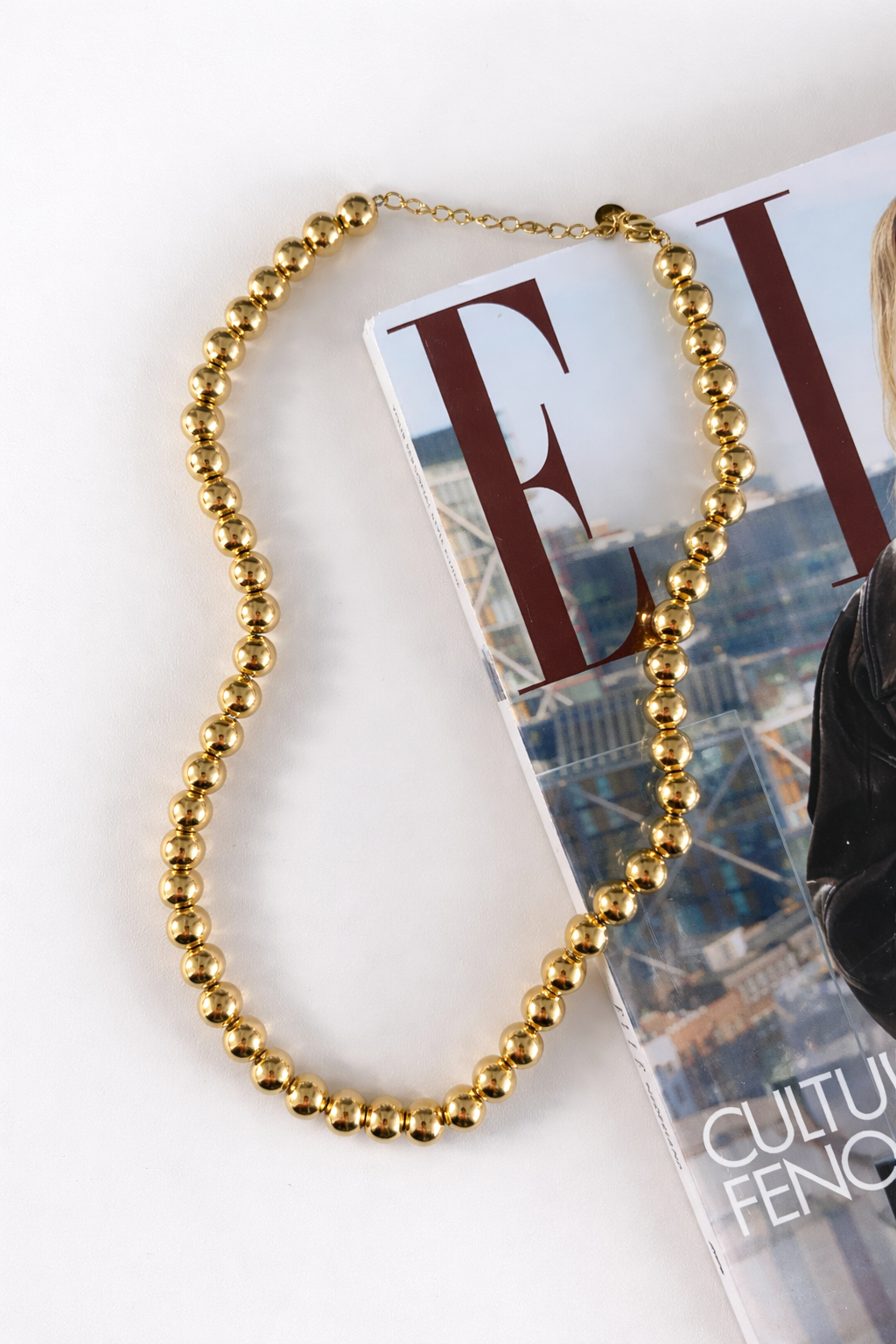 Ketting bubble MK001 goud