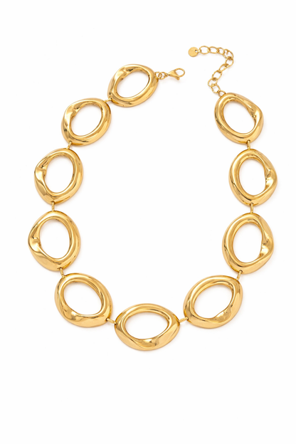 Ketting ovaal SK004 goud