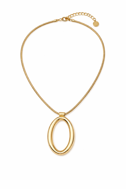 Ketting ovaal SK002 goud