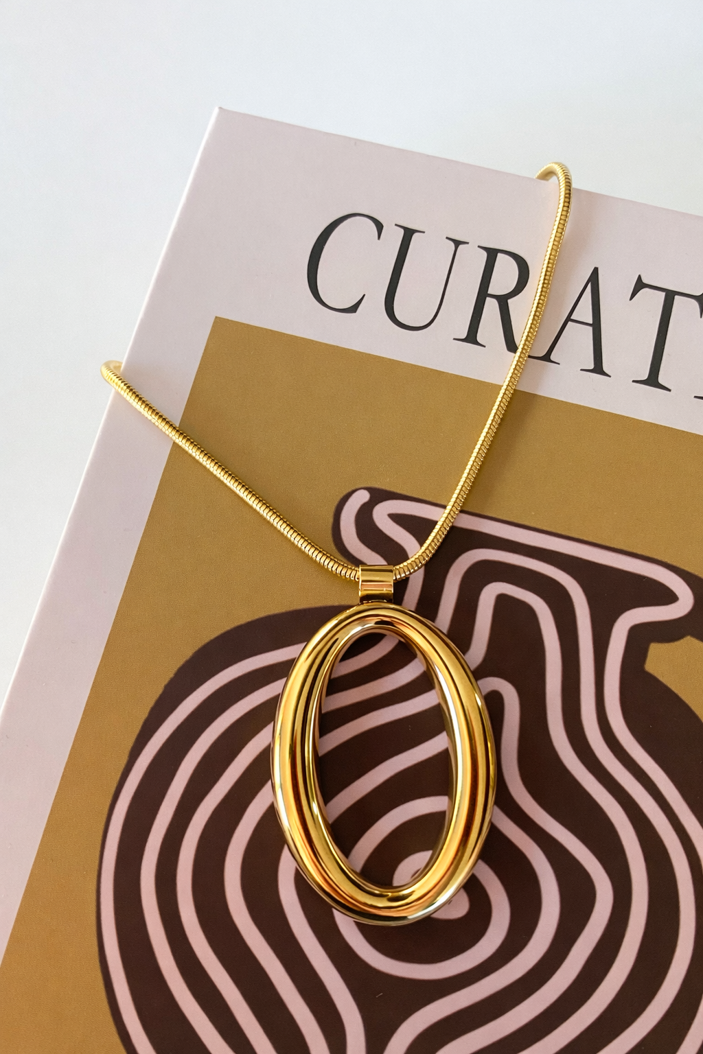 Ketting ovaal SK002 goud