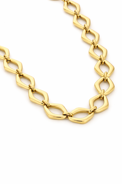 Ketting schakel MK002 goud