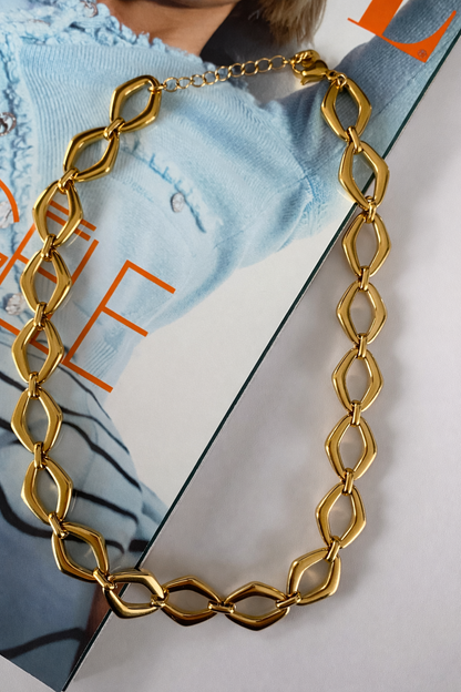 Ketting schakel MK002 goud