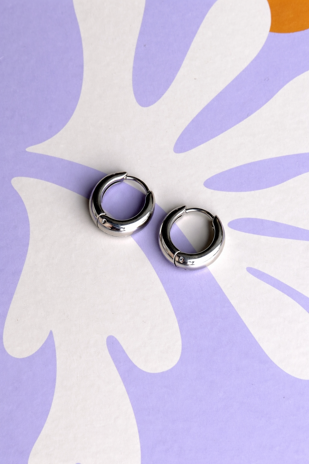Oorbellen basic hoop YO002 zilver