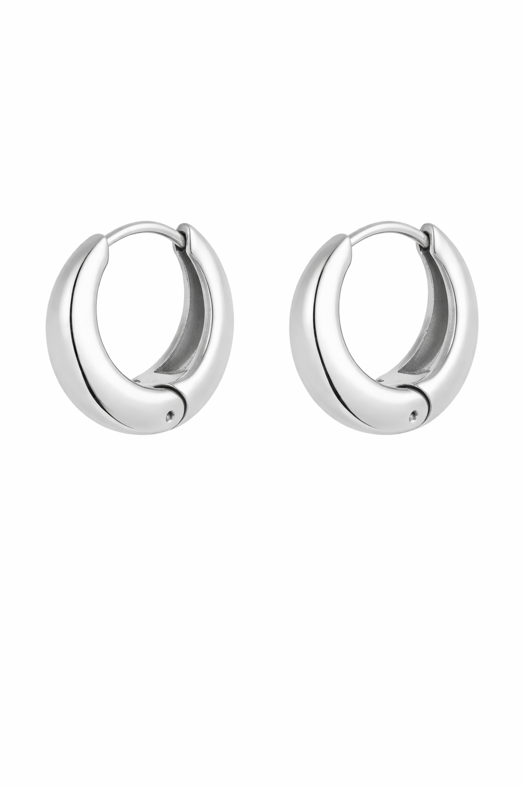 Oorbellen basic hoop YO002 zilver