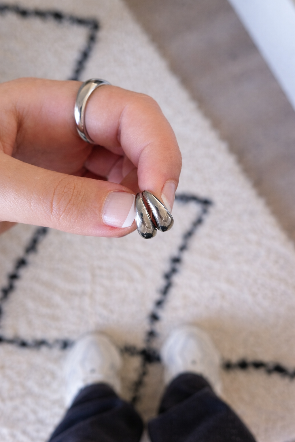 Oorbellen basic hoop YO002 zilver