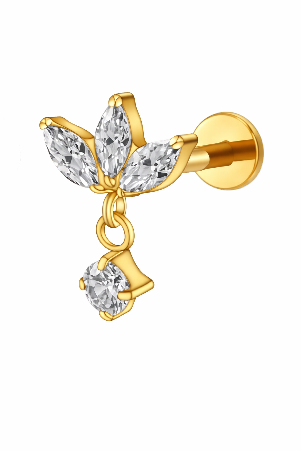 Piercing AP004 goud