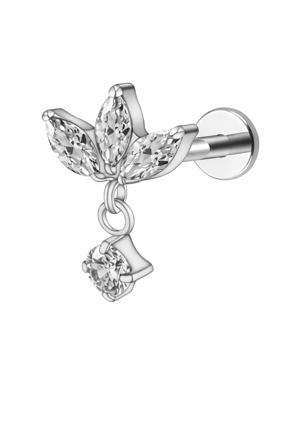 Piercing AP004 zilver