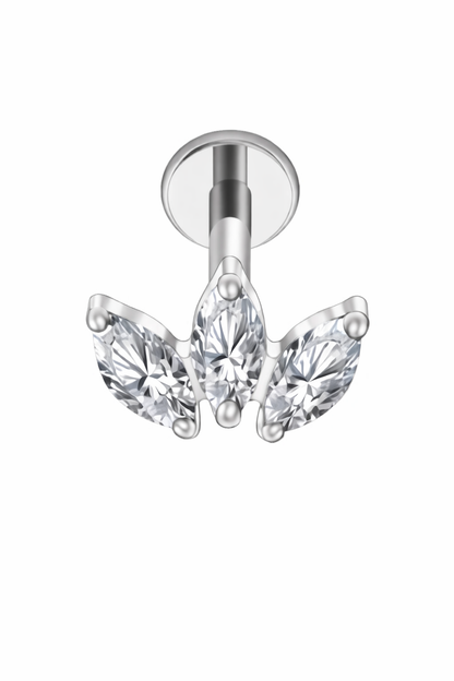 Piercing AP006 zilver