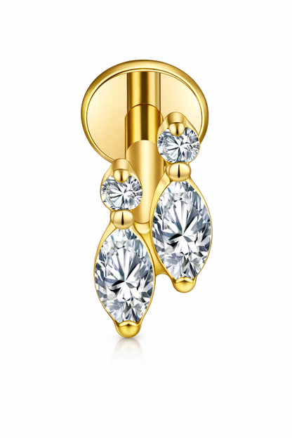 Piercing AP009 goud
