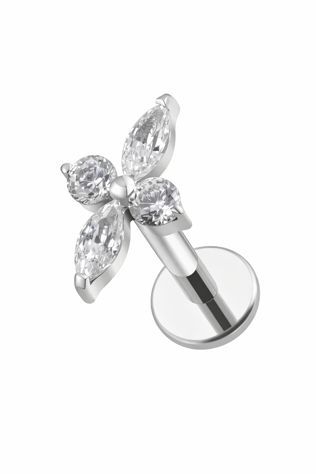 Piercing AP012 zilver
