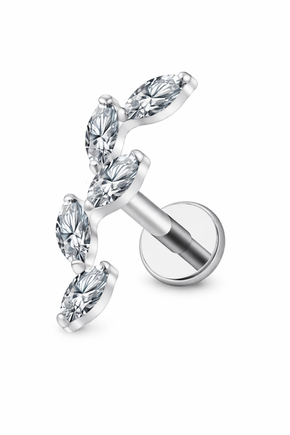Piercing AP013 zilver