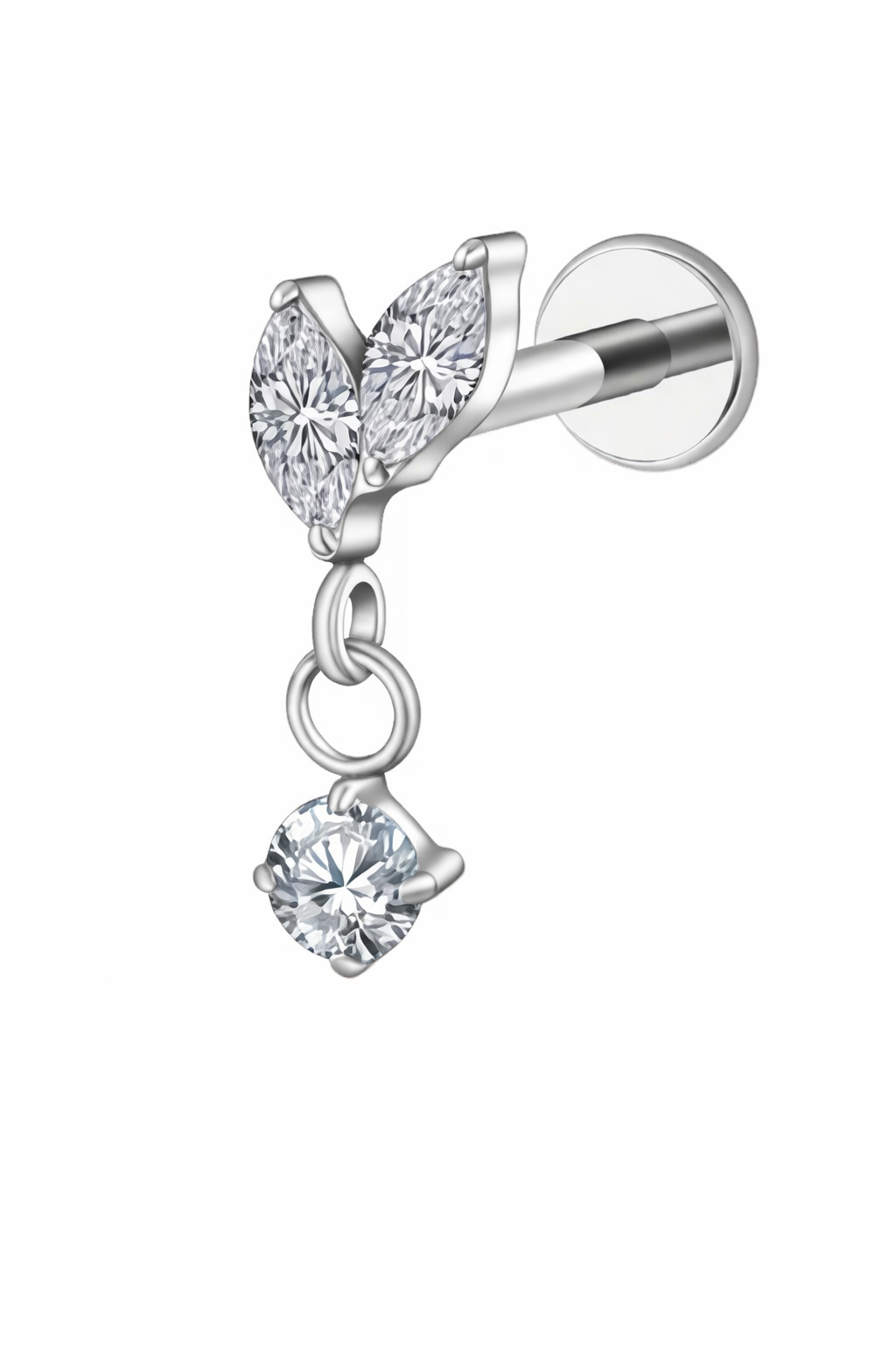Piercing AP014 zilver