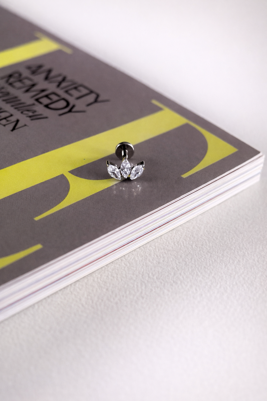 Piercing AP006 zilver