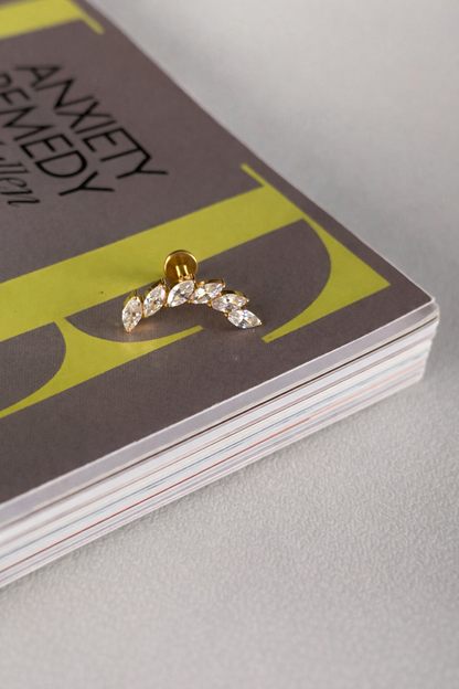 Piercing AP010 goud