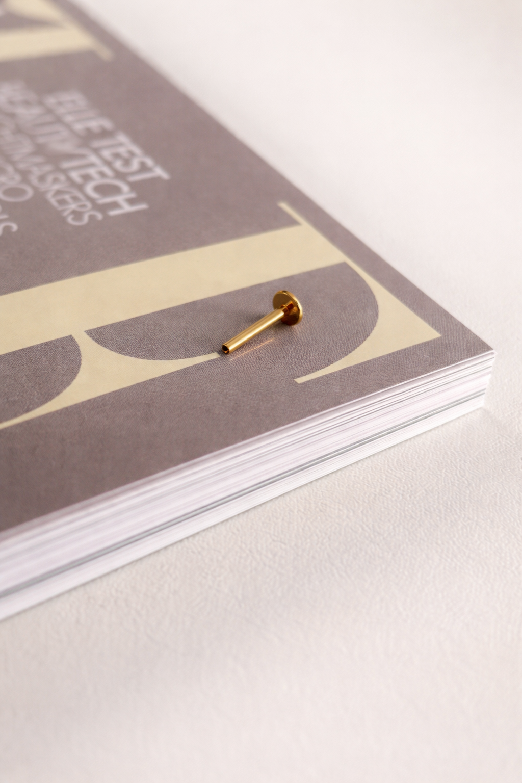 Piercing schroef staafje AP019 goud