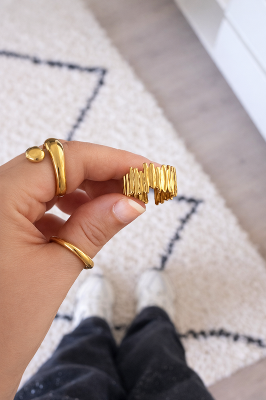 Ring statement MR003 goud