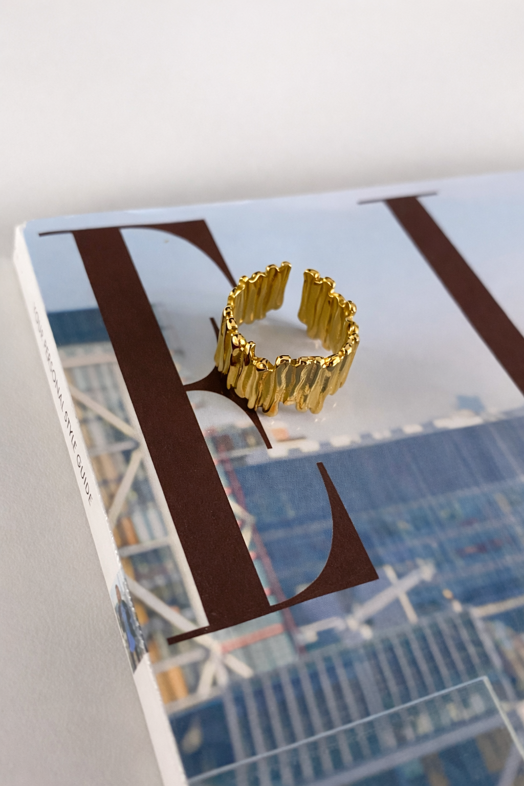 Ring statement MR003 goud